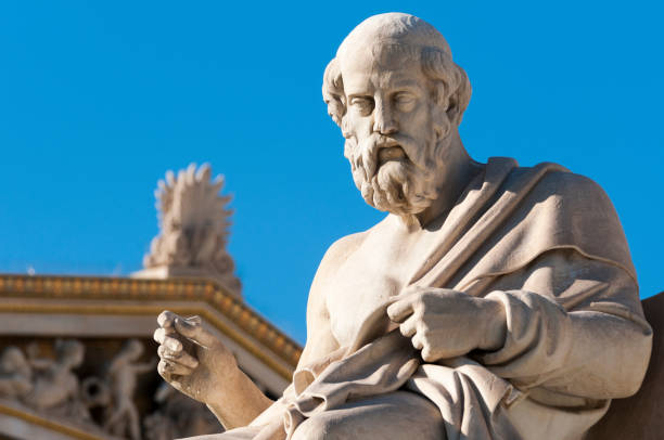A statue of Plato the philosopher