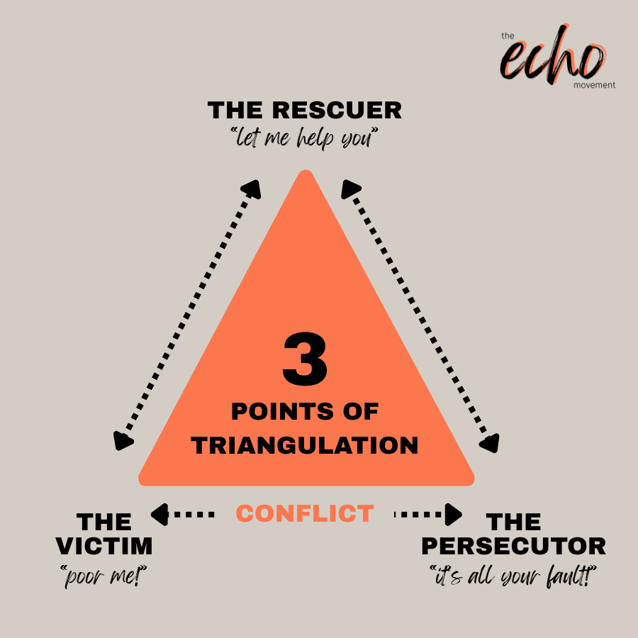 The Three Points of Triangulation | Infographic | The Echo Movement